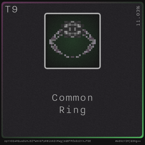 Gear for your quests - Ring #27