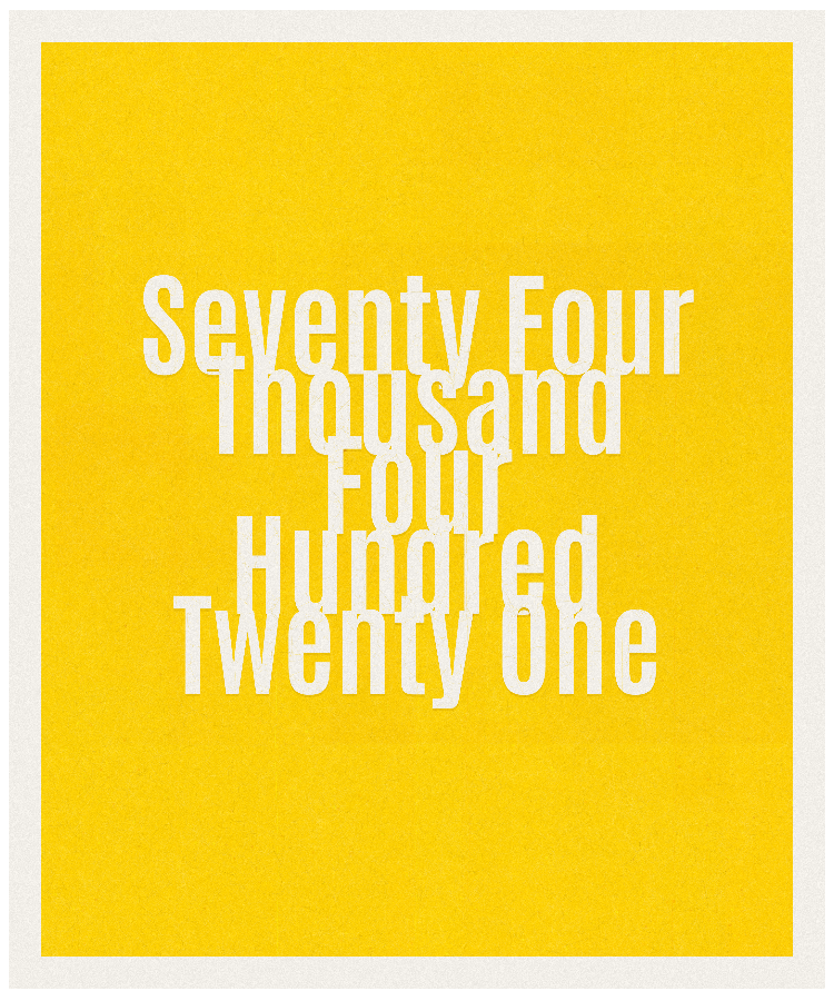 Count #74421
