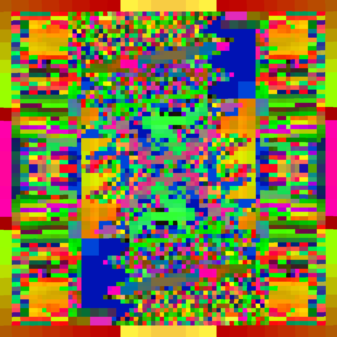 Psychedelic Dance of Pixels #36