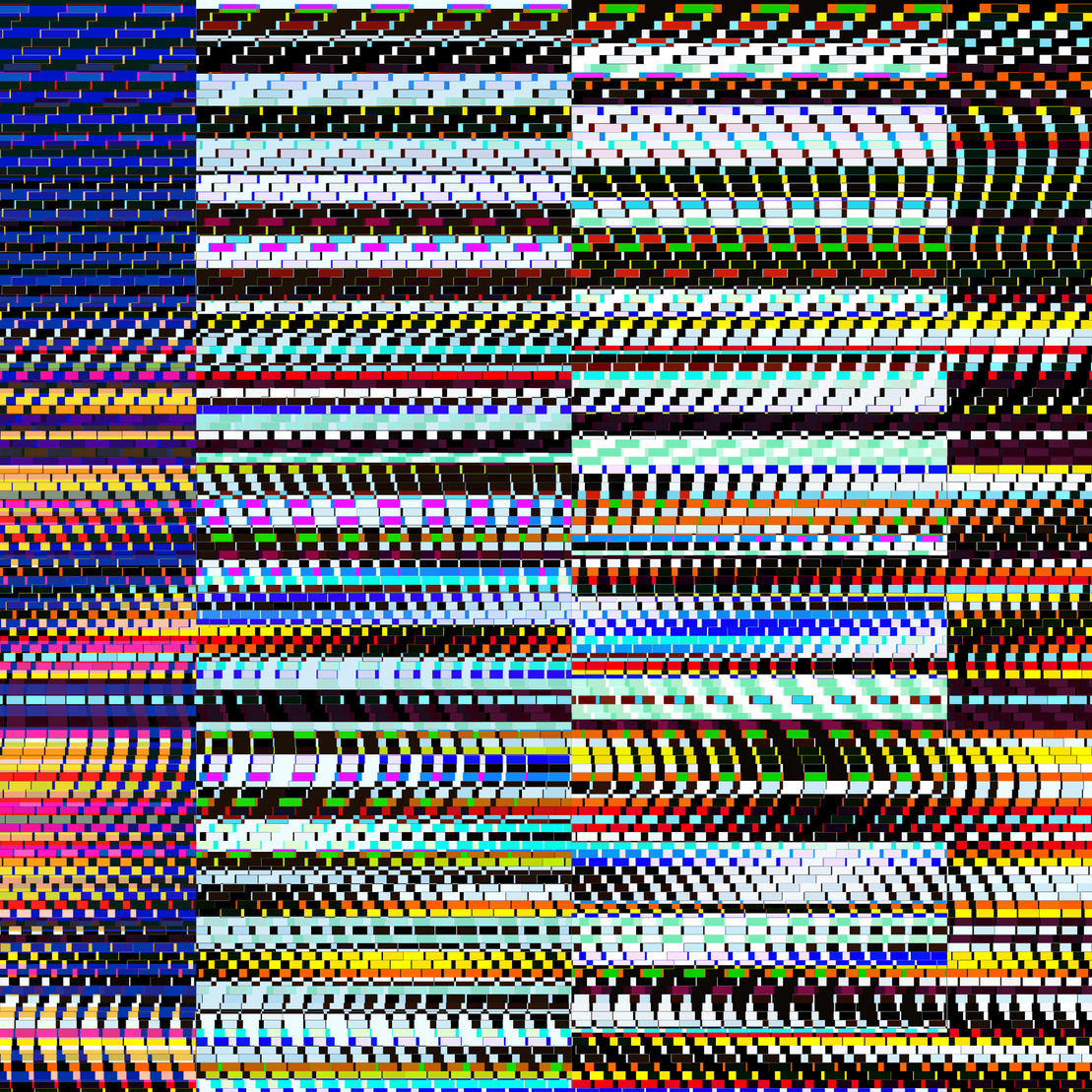 Glitchometry Stripes #22