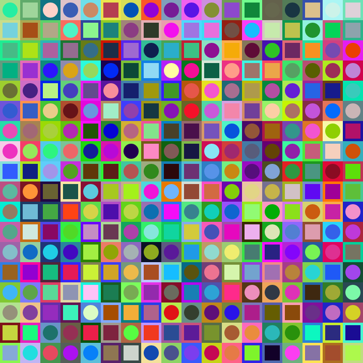 Square Dot Composition #272