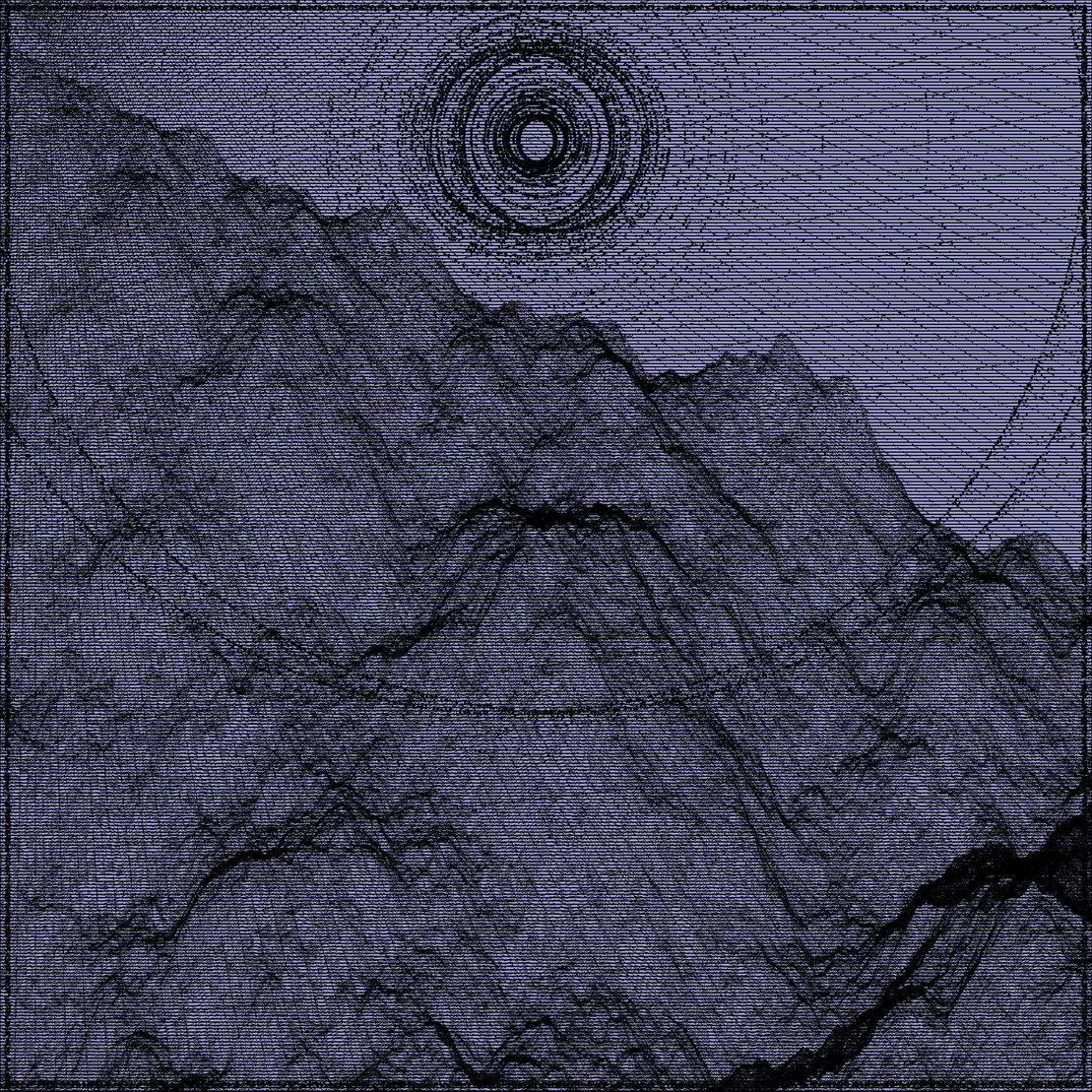 Surreal classic generative landscape #26