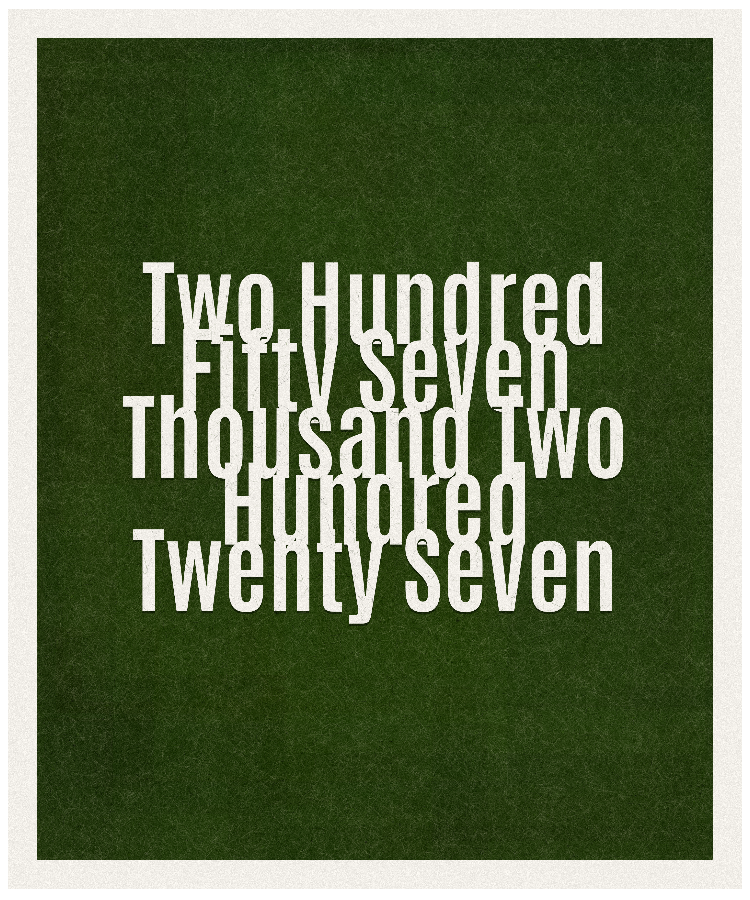 Count #257227