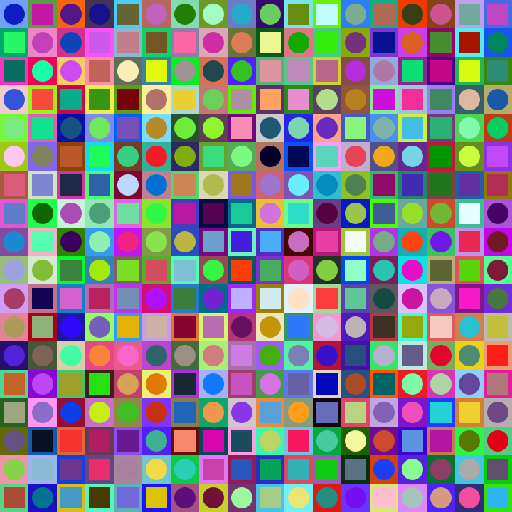Square Dot Composition #154