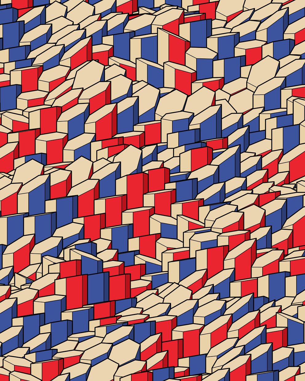 Hexagones Landscape #145