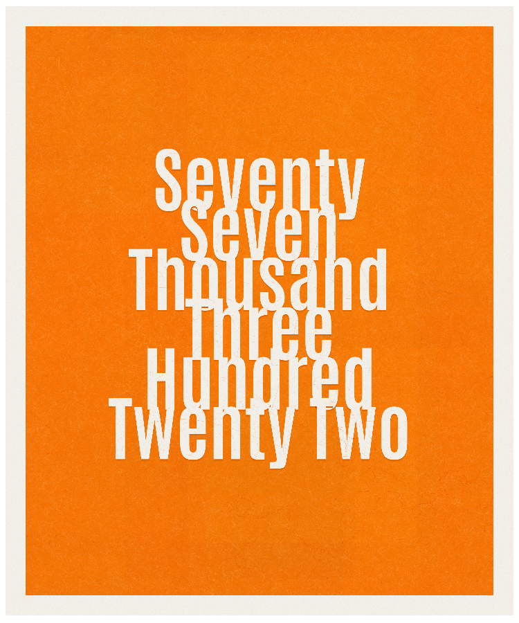 Count #77322