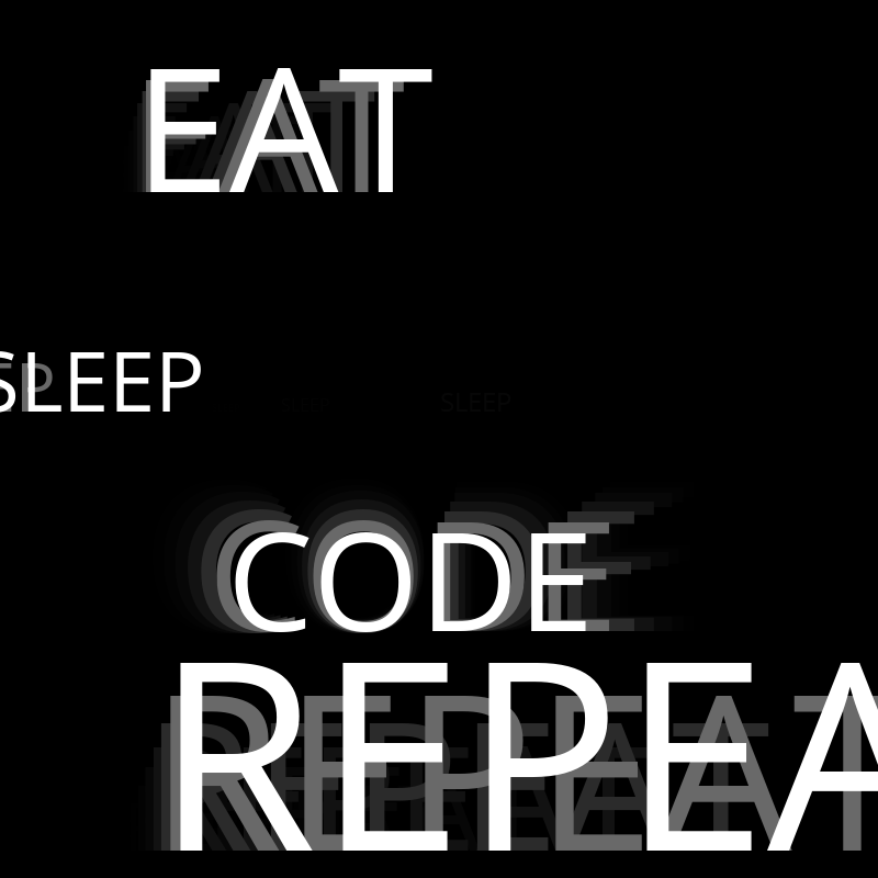 Eat Sleep Code Repeat #49