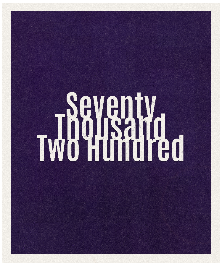 Count #70200