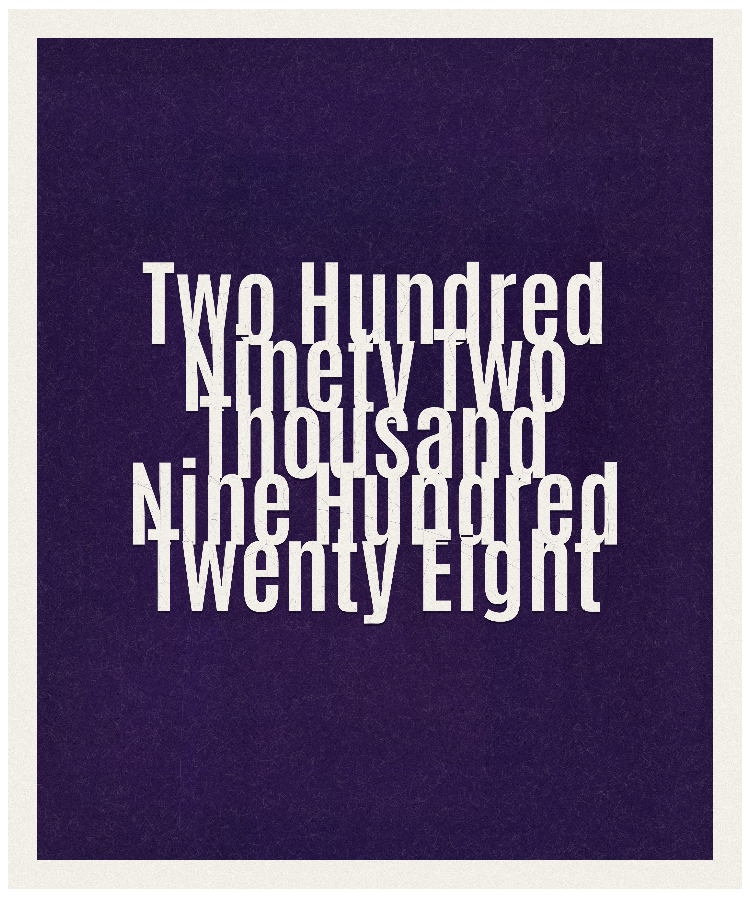 Count #292928