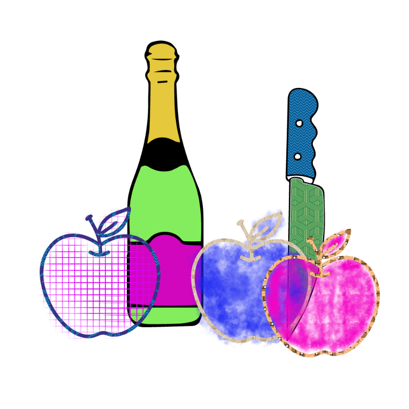 bottle and apples #72