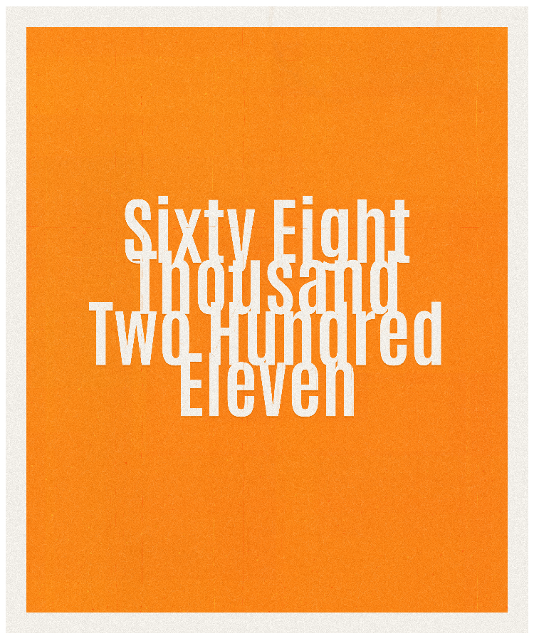 Count #68211