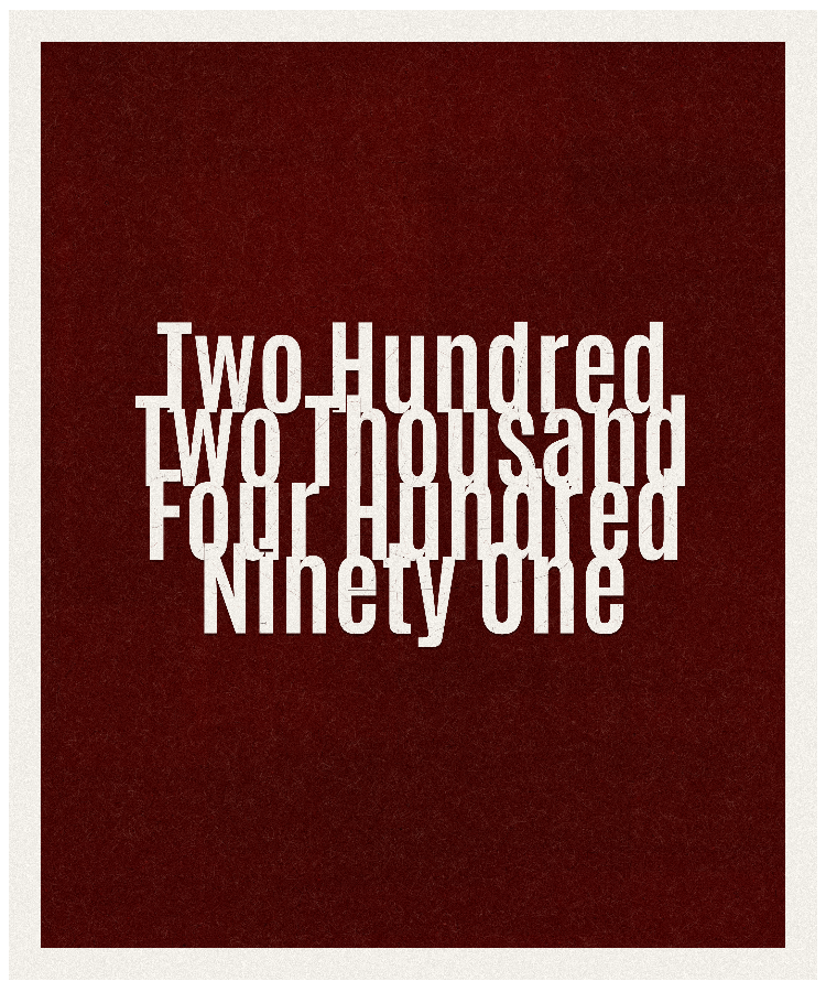 Count #202491