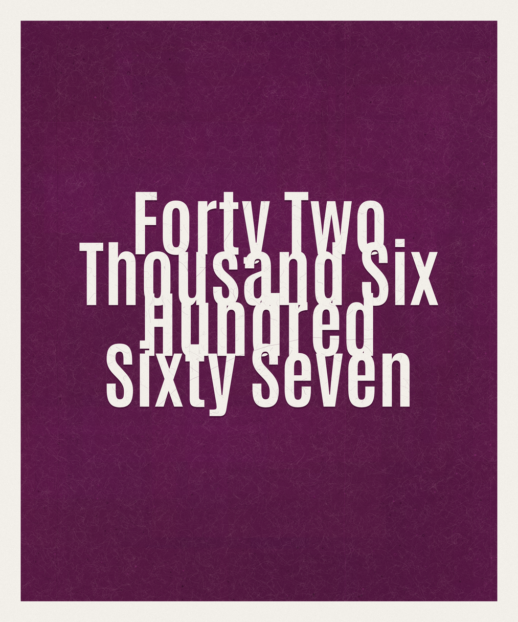 Count #42667