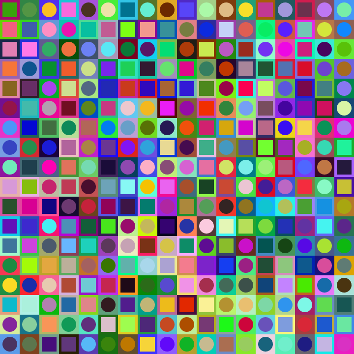 Square Dot Composition #11