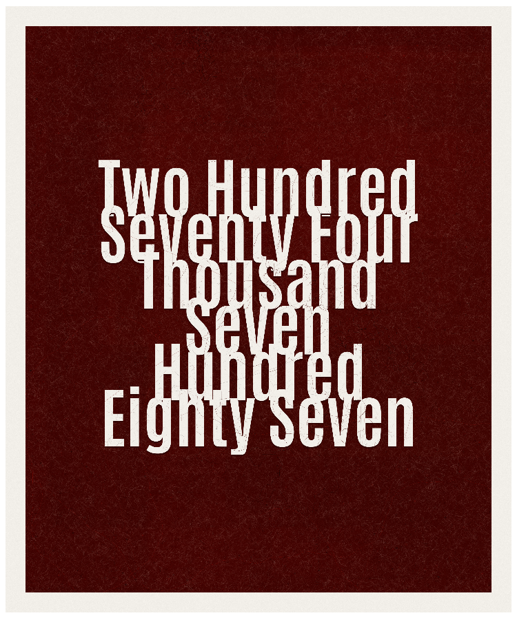 Count #274787