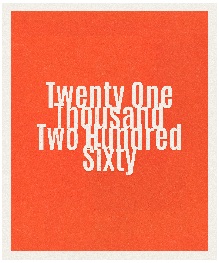 Count #21260