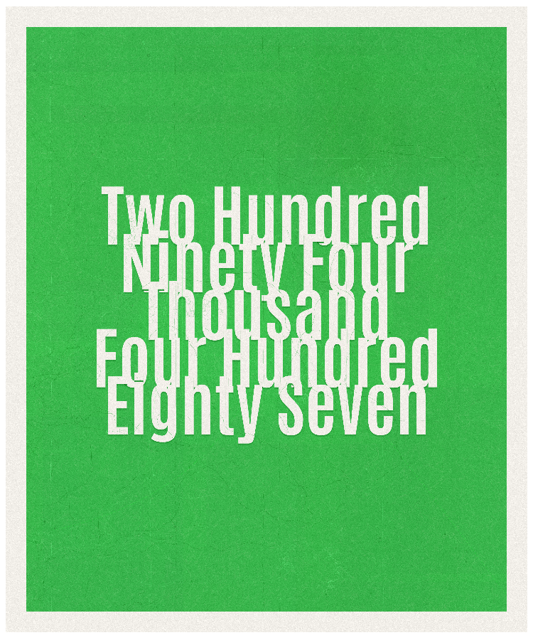 Count #294487