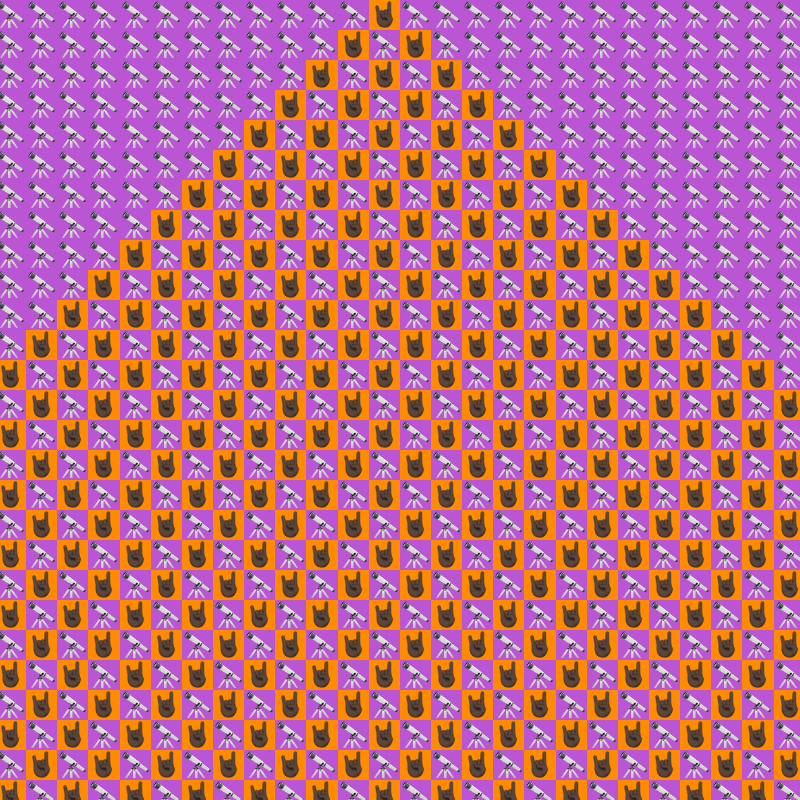 Elementary Cellular Emoji Automata #127