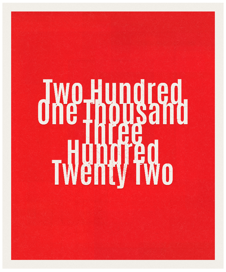 Count #201322