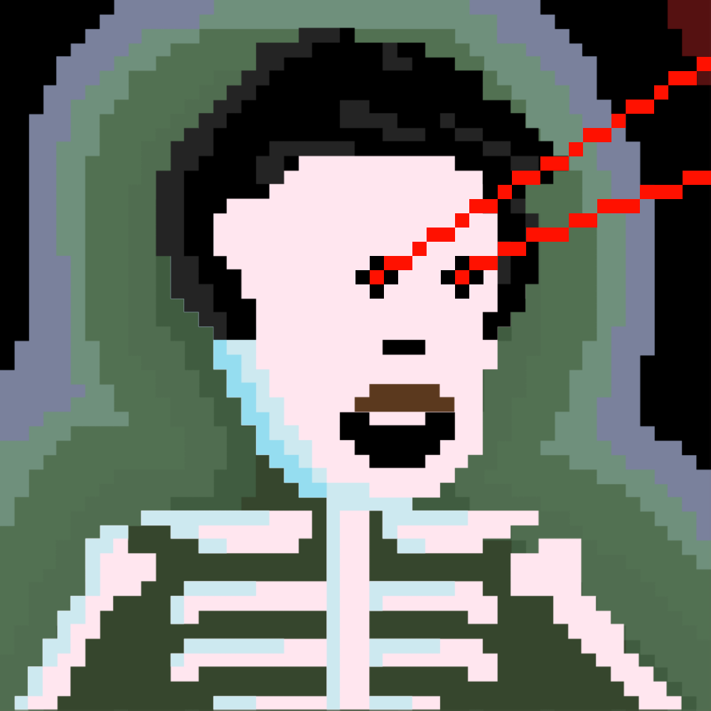 PIXEL SKULLETTI 1 #128