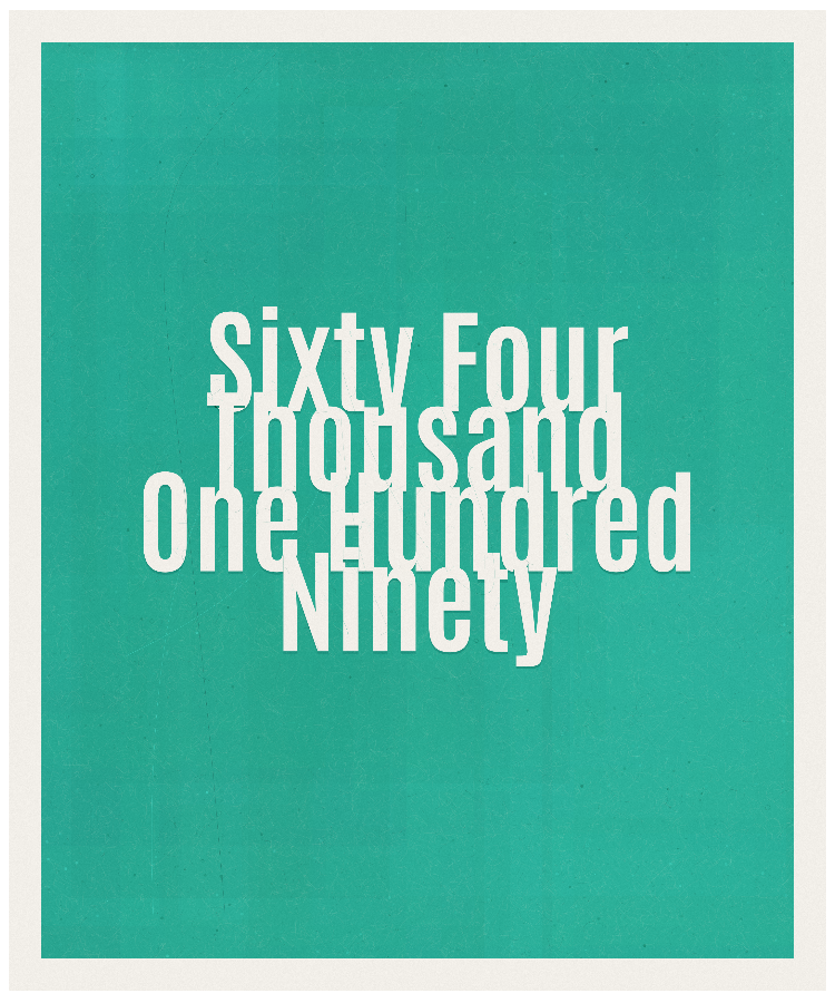 Count #64190