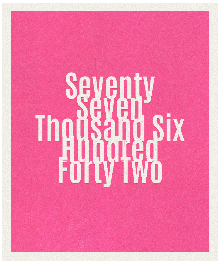Count #77642