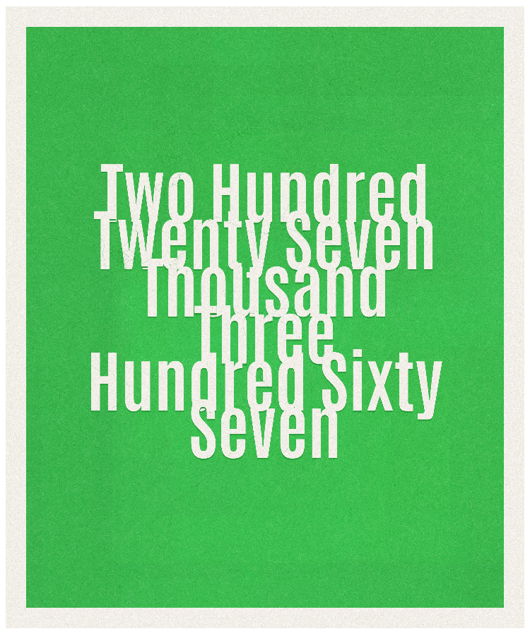 Count #227367