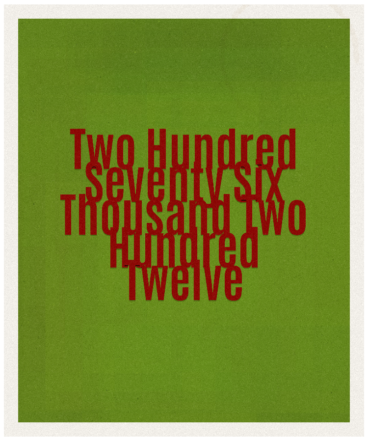 Count #276212