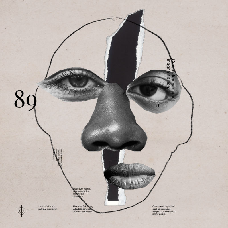 Collage faces #46