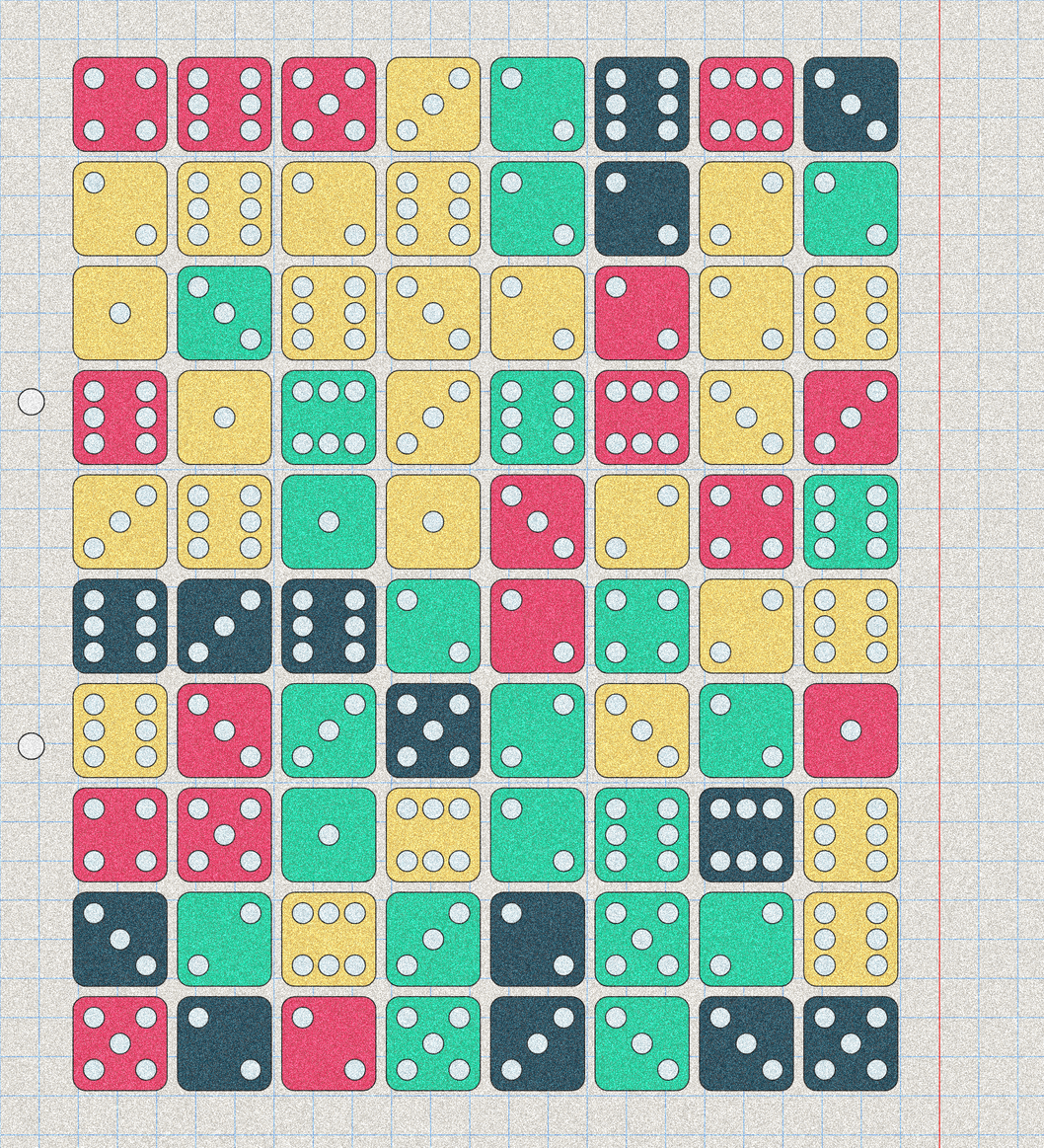 sketchbook page 6: dice roll #23