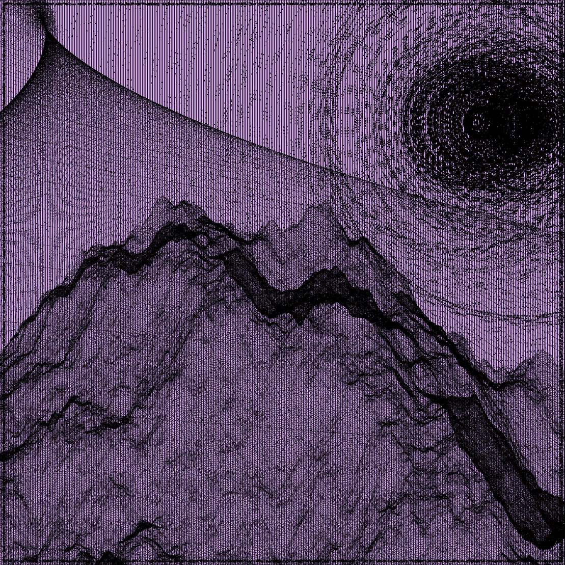 Surreal classic generative landscape #112