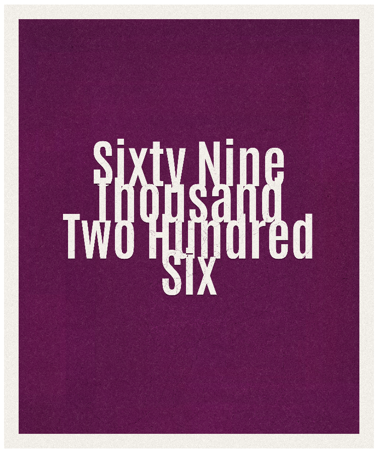Count #69206