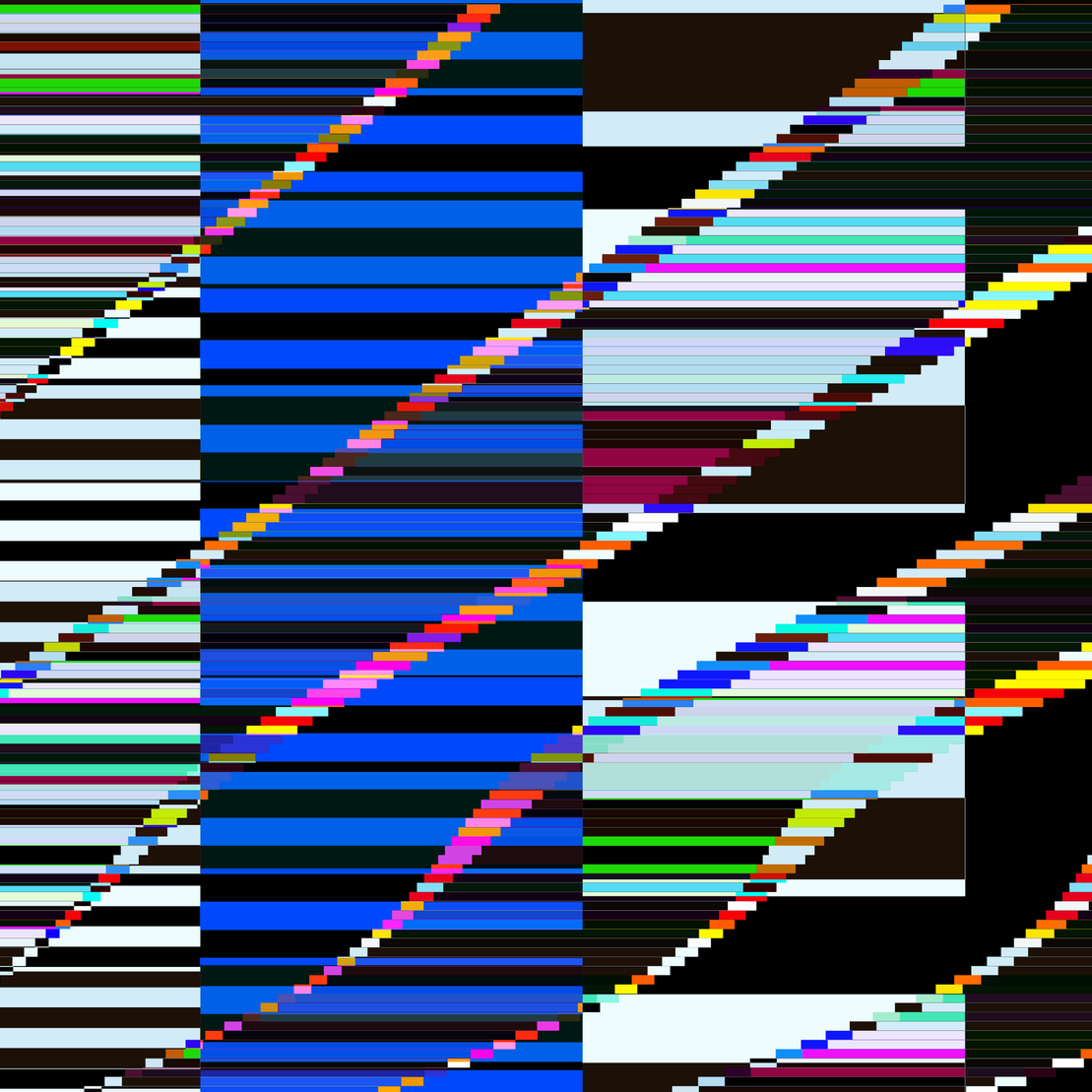 Glitchometry Stripes #15