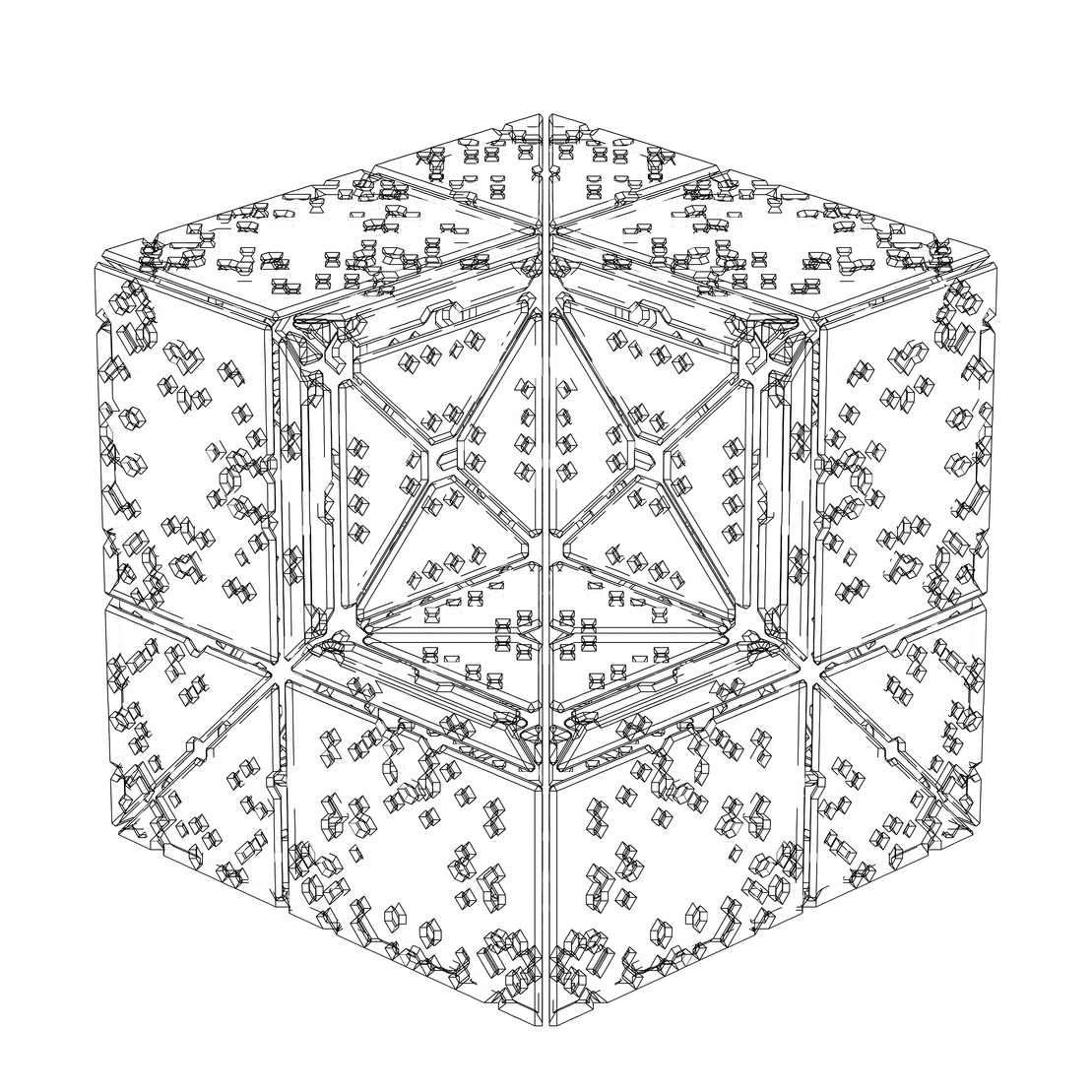LL21 Alien Art Cube #940