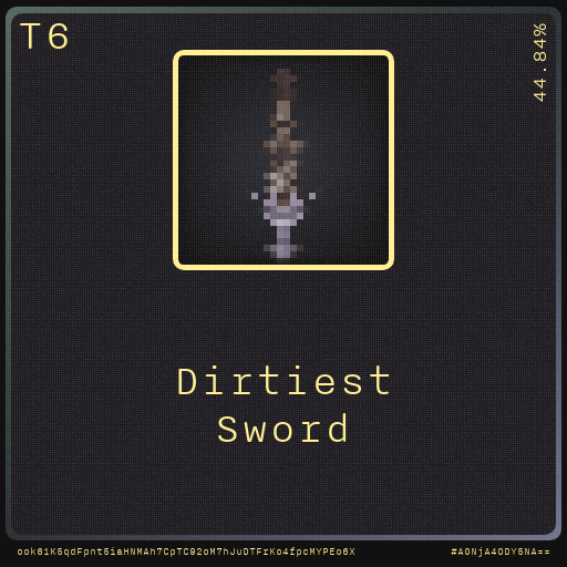 Gear for your quests - Sword