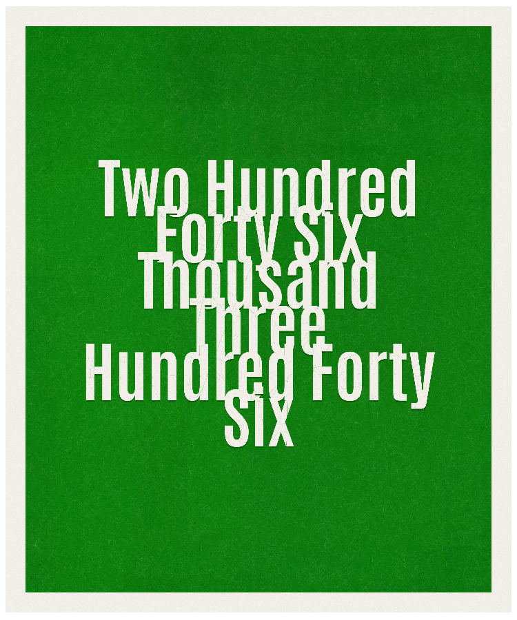 Count #246346