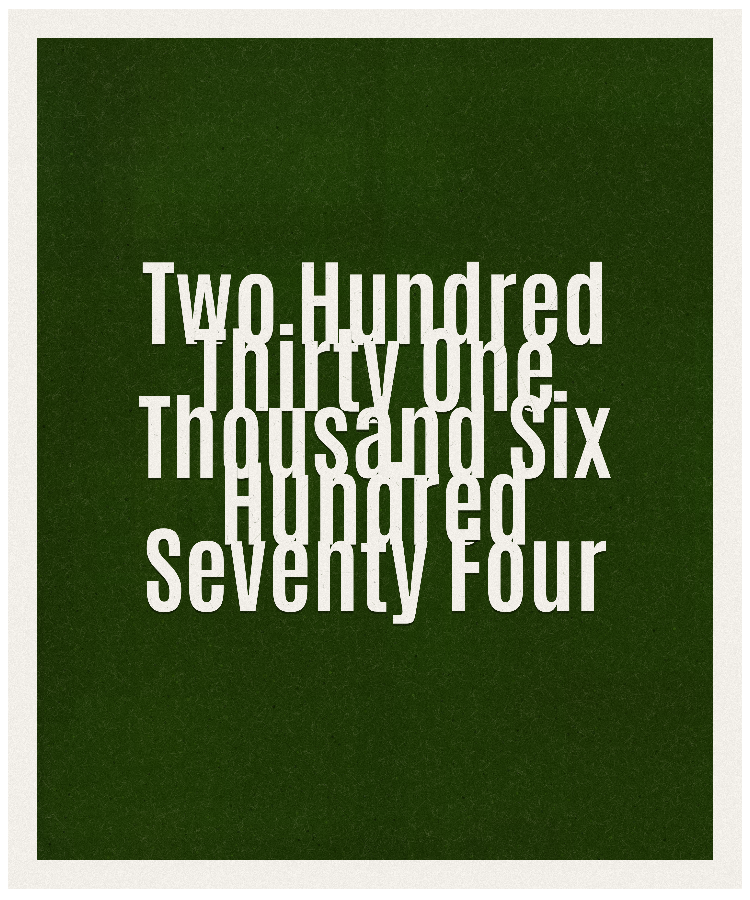 Count #231674