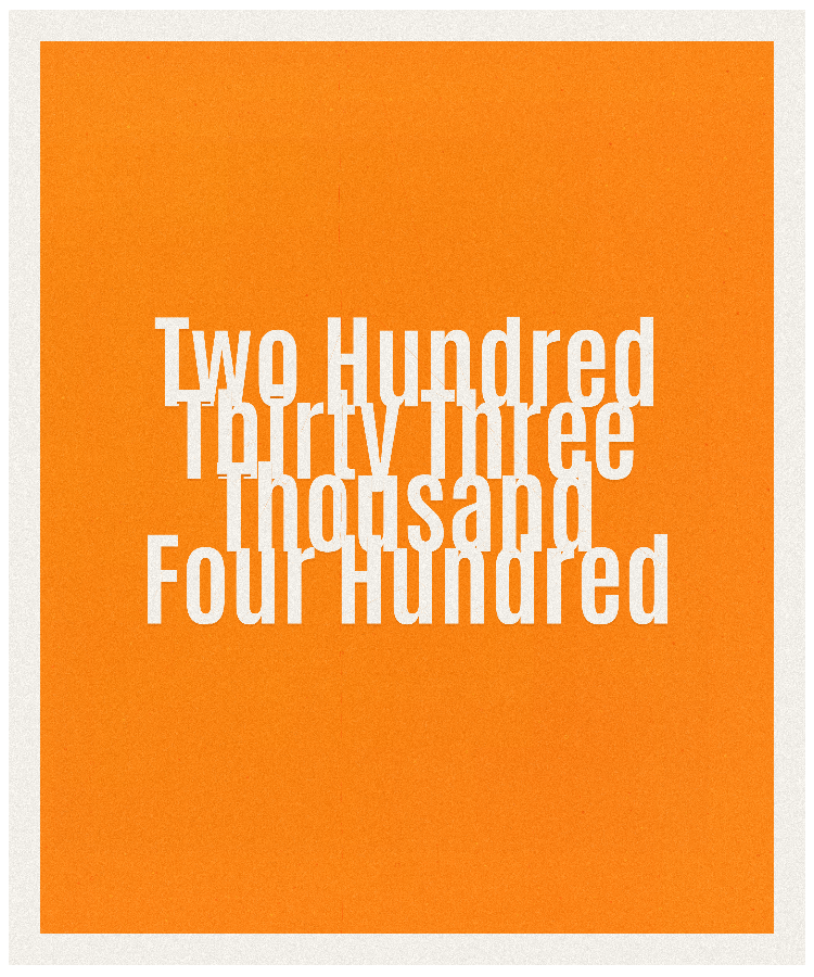 Count #233400
