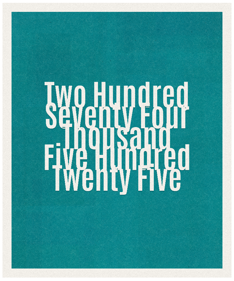 Count #274525