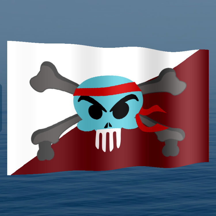 Jolly Roger Flag #34