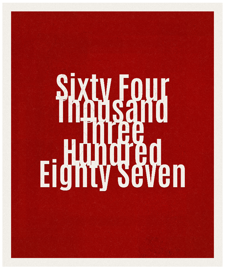 Count #64387
