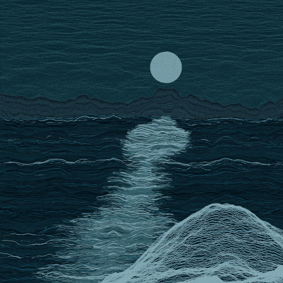 Moonlit Sea #140