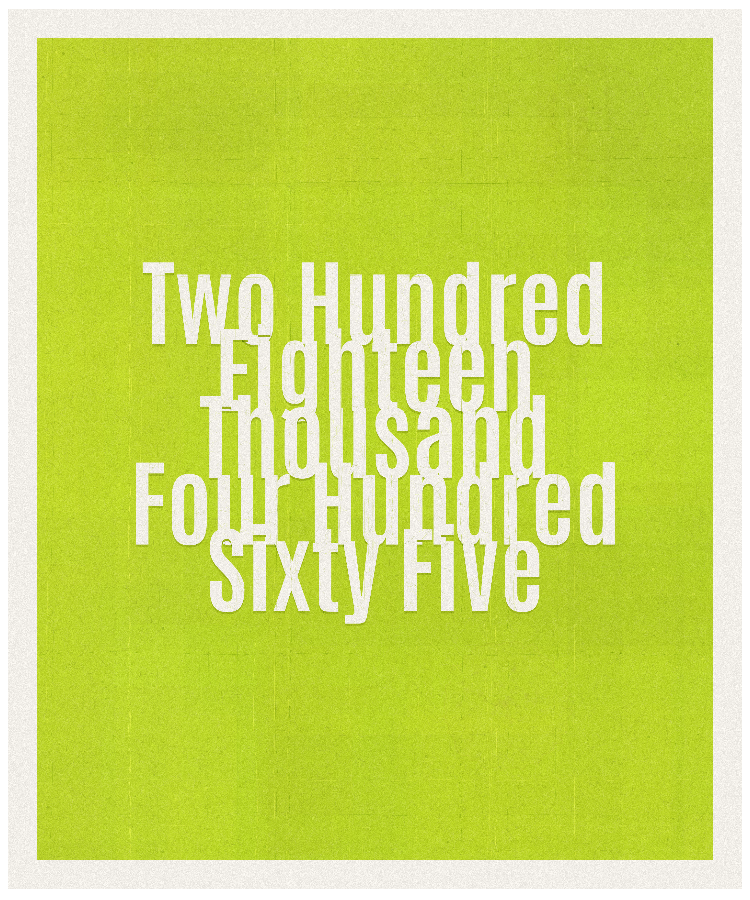 Count #218465