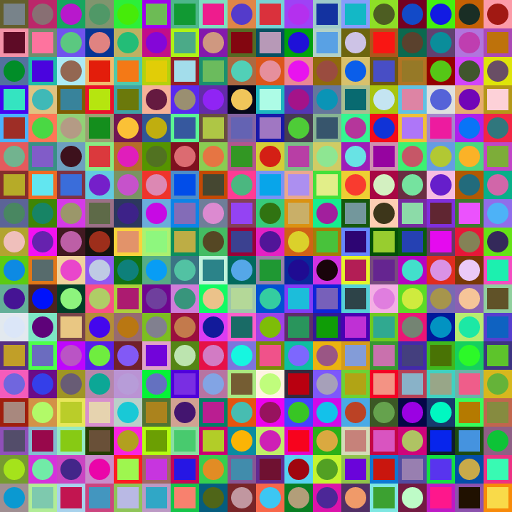 Square Dot Composition #249