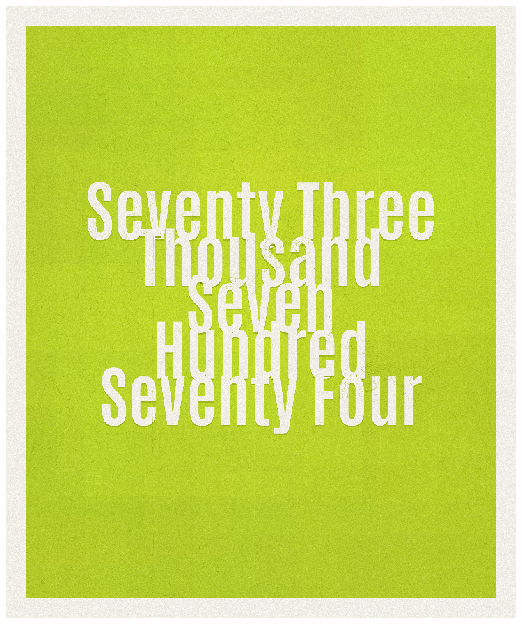 Count #73774