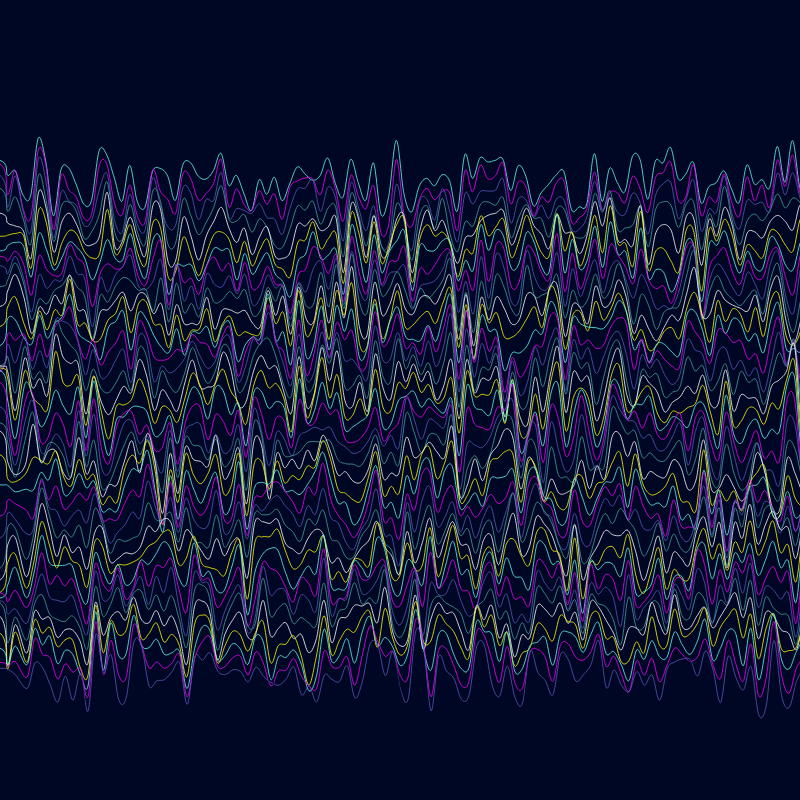 Mountains Waves and Valleys #28