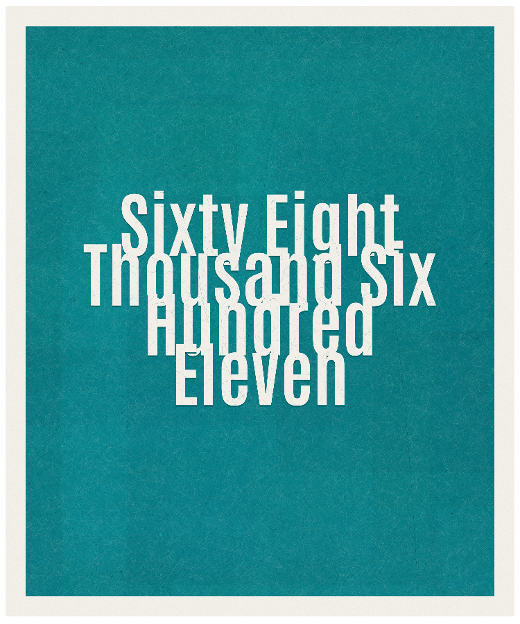 Count #68611