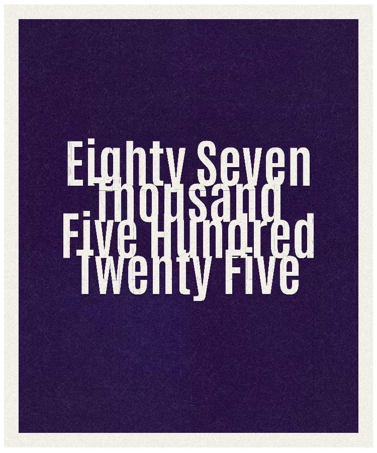 Count #87525