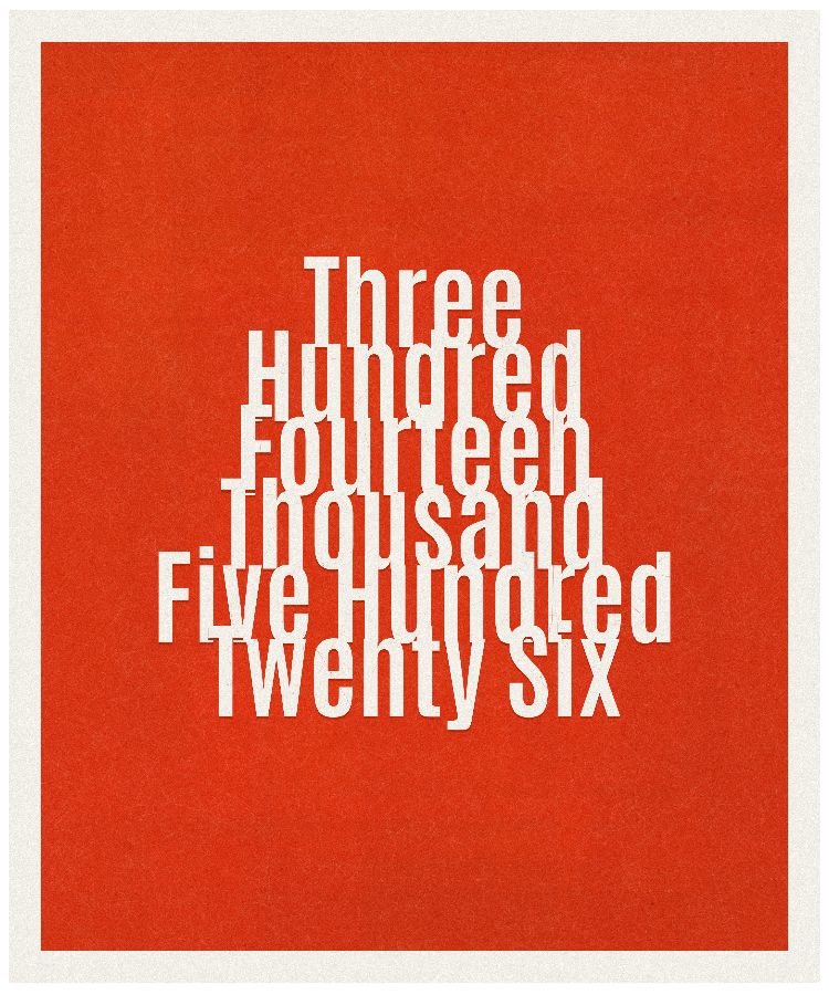 Count #314526