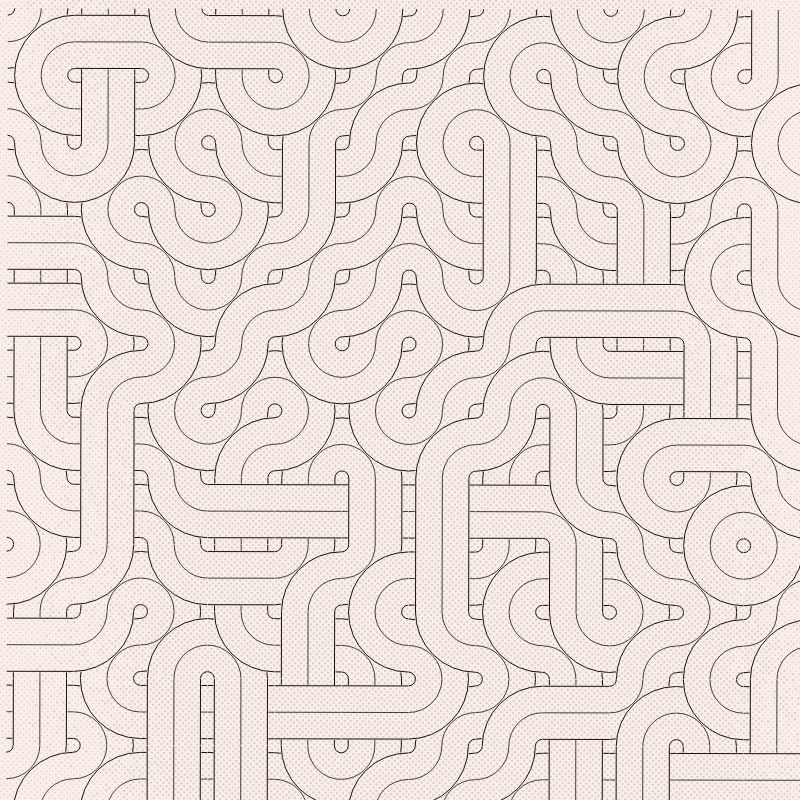 Dirty Interlaced Truchet Tiles #23